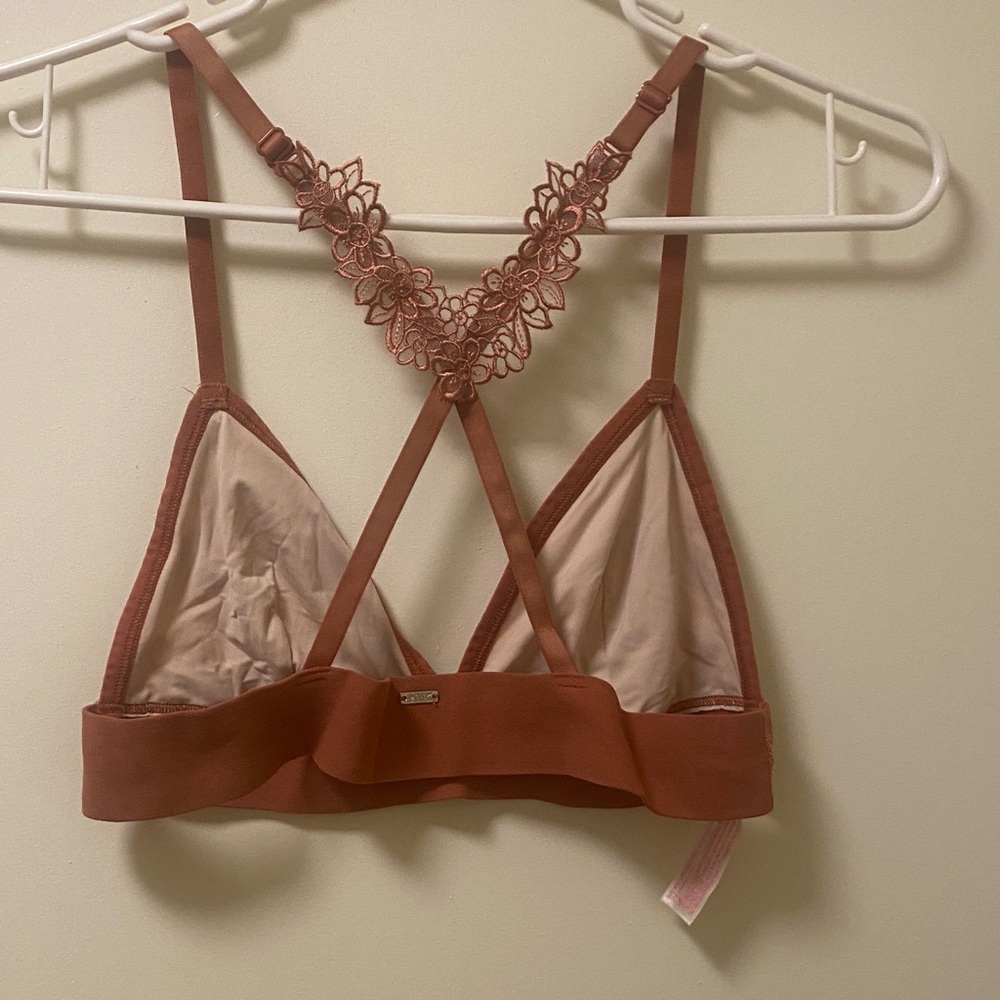 Victoria's Secret Rust Lace Bralette - Picture 2 of 3